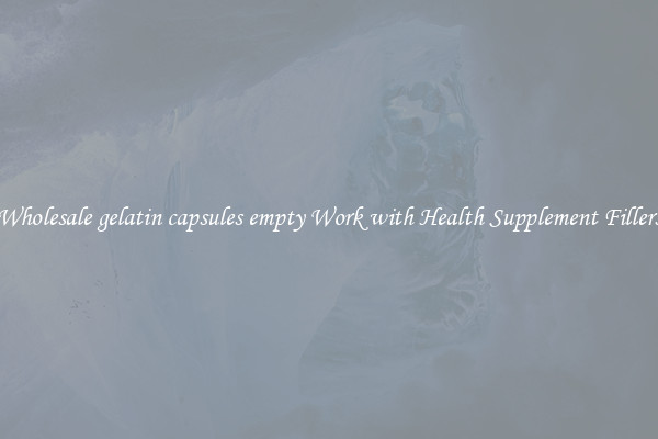 Wholesale gelatin capsules empty Work with Health Supplement Fillers