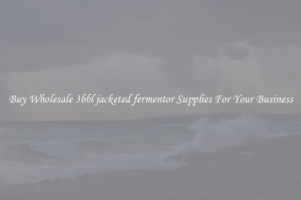 Buy Wholesale 3bbl jacketed fermentor Supplies For Your Business