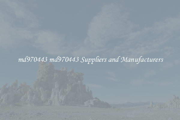 md970443 md970443 Suppliers and Manufacturers